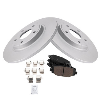 TRQ® - Rear Disc Brake Kit with Ceramic Pads