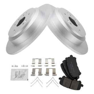 TRQ® - Rear Disc Brake Kit with Ceramic Pads