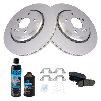 TRQ® - Front Disc Brake Kit with Ceramic Pads
