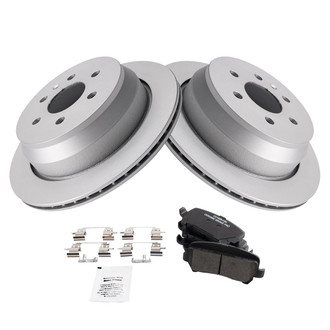 TRQ® - Rear Disc Brake Kit with Ceramic Pads