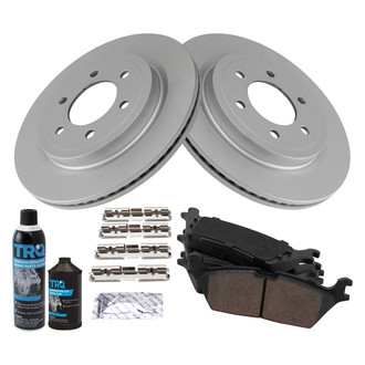 TRQ® - Rear Disc Brake Kit with Ceramic Pads