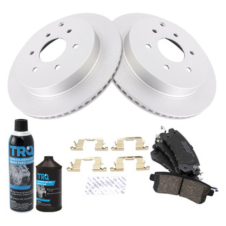TRQ® - Rear Disc Brake Kit with Ceramic Pads