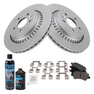 TRQ® - Rear Disc Brake Kit with Ceramic Pads