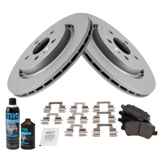 TRQ® - Rear Disc Brake Kit with Ceramic Pads