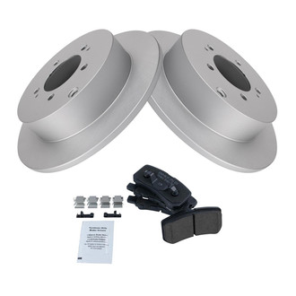 TRQ® - Rear Disc Brake Kit with Ceramic Pads