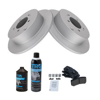 TRQ® - Rear Disc Brake Kit with Ceramic Pads