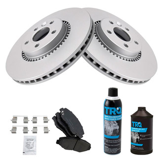 TRQ® - Front Disc Brake Kit with Ceramic Pads