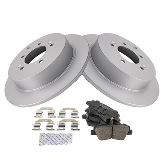 TRQ® - Rear Disc Brake Kit with Ceramic Pads