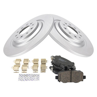 TRQ® - Rear Disc Brake Kit with Ceramic Pads