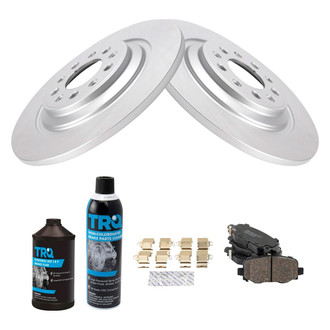 TRQ® - Rear Disc Brake Kit with Ceramic Pads