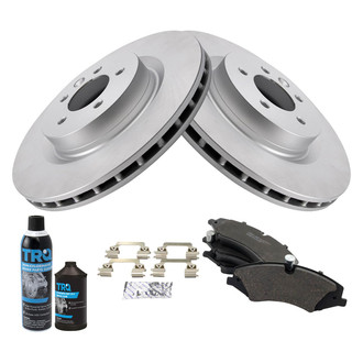 TRQ® - Front Disc Brake Kit with Ceramic Pads