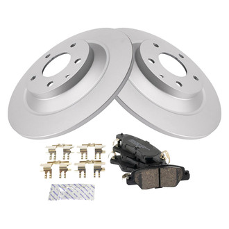 TRQ® - Rear Disc Brake Kit with Ceramic Pads