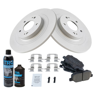 TRQ® - Rear Disc Brake Kit with Ceramic Pads
