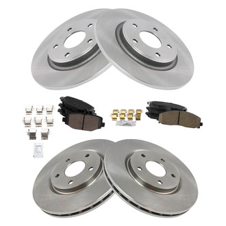 TRQ® - Performance Ceramic Front and Rear Brake Kit