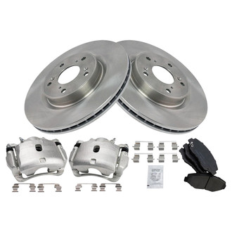 TRQ® - Front Disc Brake Kit with Ceramic Pads and Calipers