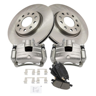 TRQ® - Front Disc Brake Kit with Ceramic Pads and Calipers