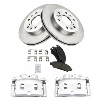 TRQ® - Front Disc Brake Kit with Ceramic Pads and Calipers
