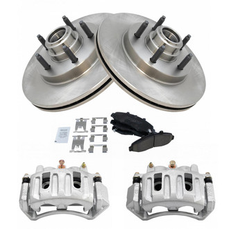 TRQ® - Front Disc Brake Kit with Ceramic Pads and Calipers
