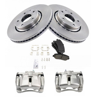 TRQ® - Front Disc Brake Kit with Ceramic Pads and Calipers