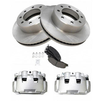 TRQ® - Front Disc Brake Kit with Ceramic Pads and Calipers