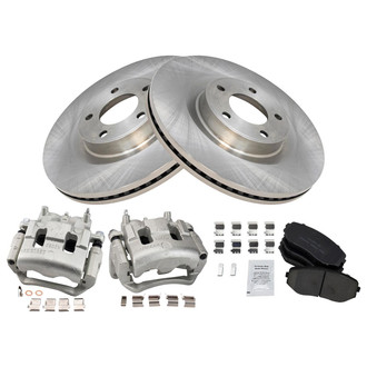 TRQ® - Disc Brake Kit with Ceramic Pads and Calipers