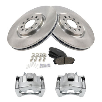 TRQ® - Front Disc Brake Kit with Ceramic Pads and Calipers