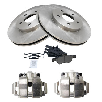 TRQ® - Front Disc Brake Kit with Ceramic Pads and Calipers