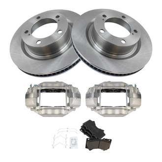 TRQ® - Front Disc Brake Kit with Ceramic Pads and Calipers