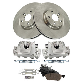 TRQ® - Front Disc Brake Kit with Ceramic Pads and Calipers