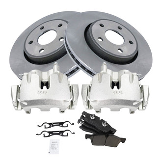 TRQ® - Front Disc Brake Kit with Ceramic Pads and Calipers