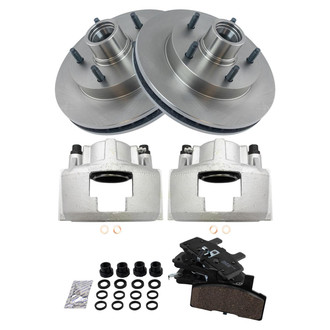 TRQ® - Front Disc Brake Kit with Ceramic Pads and Calipers