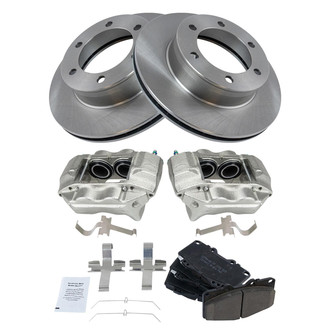 TRQ® - Front Disc Brake Kit with Ceramic Pads and Calipers