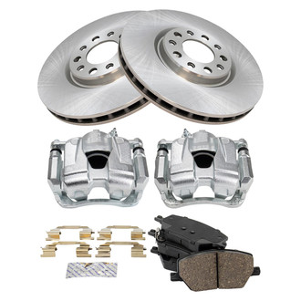 TRQ® - Front Disc Brake Kit with Ceramic Pads and Calipers