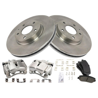 TRQ® - Front Disc Brake Kit with Ceramic Pads and Calipers