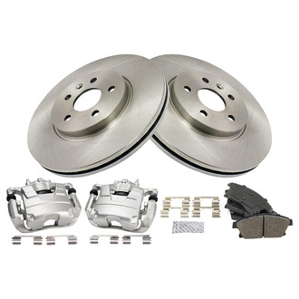 TRQ® - Front Disc Brake Kit with Ceramic Pads and Calipers
