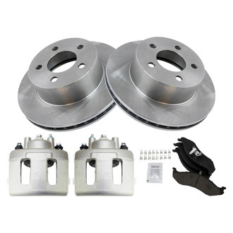 TRQ® - Front Disc Brake Kit with Ceramic Pads and Calipers