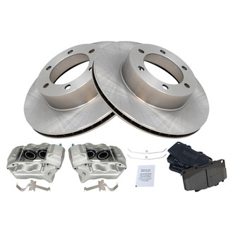 TRQ® - Front Disc Brake Kit with Ceramic Pads and Calipers