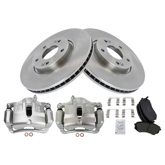 TRQ® - Front Disc Brake Kit with Ceramic Pads and Calipers