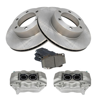 TRQ® - Front Disc Brake Kit with Ceramic Pads and Calipers