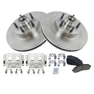 TRQ® - Front Disc Brake Kit with Ceramic Pads and Calipers