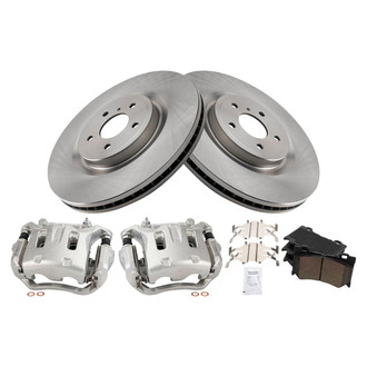 TRQ® - Front Disc Brake Kit with Ceramic Pads and Calipers