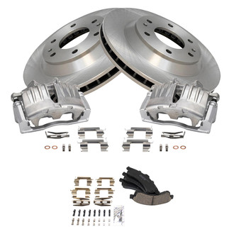 TRQ® - Front Disc Brake Kit with Ceramic Pads and Calipers