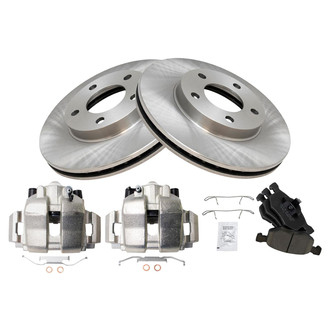 TRQ® - Front Disc Brake Kit with Ceramic Pads and Calipers