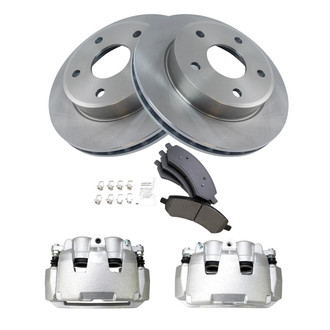 TRQ® - Front Disc Brake Kit with Ceramic Pads and Calipers