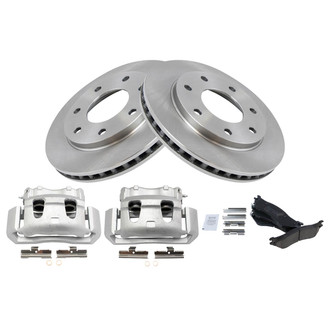 TRQ® - Front Disc Brake Kit with Ceramic Pads and Calipers