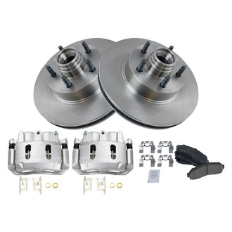 TRQ® - Front Disc Brake Kit with Ceramic Pads and Calipers
