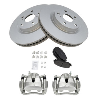 TRQ® - Front Disc Brake Kit with Ceramic Pads and Calipers