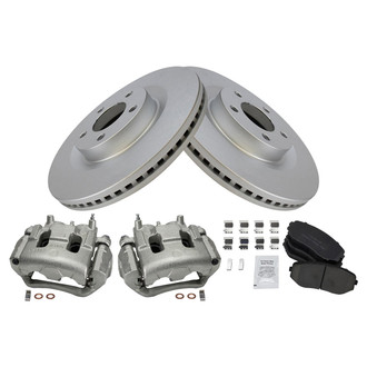 TRQ® - Front Disc Brake Kit with Ceramic Pads and Calipers