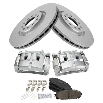 TRQ® - Front Disc Brake Kit with Ceramic Pads and Calipers