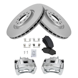 TRQ® - Front Disc Brake Kit with Ceramic Pads and Calipers